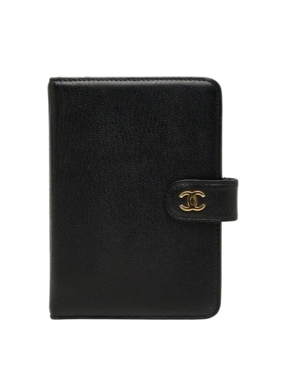 Chanel CC Logo Notebook Cover Leather Agenda